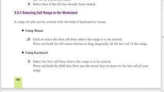 Office Applications - Introduction to Spreadsheet | Class 9 Computer Science