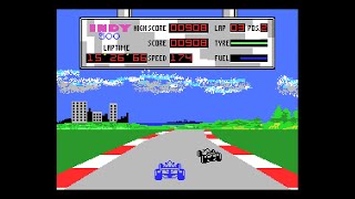 MSX Game: Indy 500 (1986 Methodic Solutions)