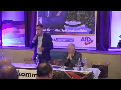 Tino Chrupalla in Lawalde: Warum hat die AfD keinen Kanzlerkandidat aufgestellt!