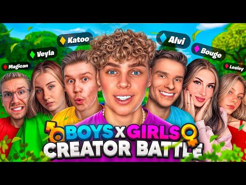 Das JUNGS X MÄDCHEN CREATOR BATTLE in FORTNITE! ⚔️