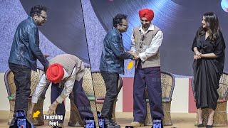 Diljit Dosanjh Pays Respect to AR Rahman by Touching His Feet on Stage