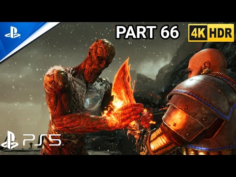 GOD OF WAR RAGNAROK [ PS5 ] Walkthrough Gameplay Part 66 [SURTR][FLAME PHANTOM] (FULL GAME)