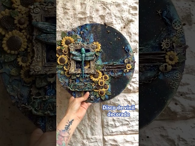 Vídeo relacionado con Pendientes de disco para mujer, diseño de año 50 I disco de vinilo I Rock n Roll, Papel