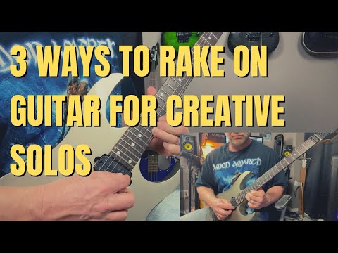 How to Rake on Guitar for Creative Solos (3 String Raking Techniques)