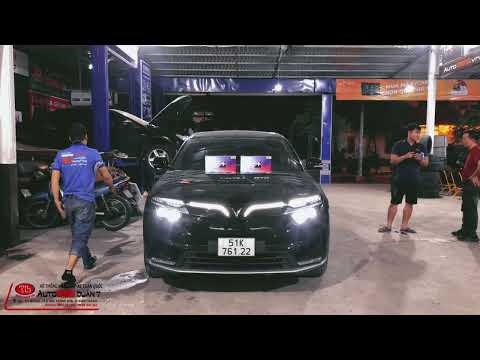 Vinfast VF8 độ đèn như không độ