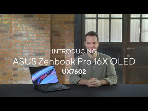 Asus ux7602 zenbook pro 16x oled  laptop