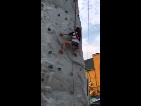 Ella Tries to Scale the Rock Wall - Med difficulty