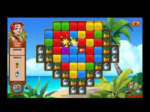 Lost Island Blast Adventure Level 802 NO BOOSTERS - A S GAMING