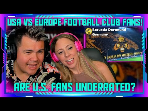 First Time Reaction to USA VS. EUROPE / Are US fans underrated? | THE WOLF HUNTERZ Jon and Dolly
