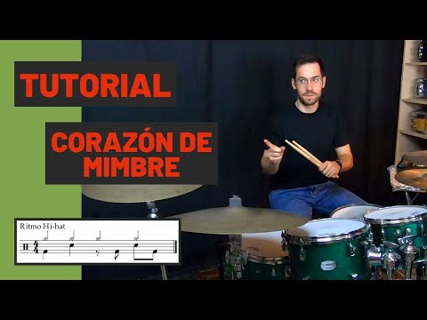 Cómo tocar CORAZÓN DE MIMBRE en BATERÍA – Marea (TUTORIAL Español)