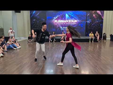 Vitor Veil & Maria Koroleva. Demo 1. Russian Zouk Congress & Championship 2023 | Zouk Dance