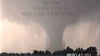 preview picture of video '6/13/2001 Seward Nebraska Tornado Stock Video.'