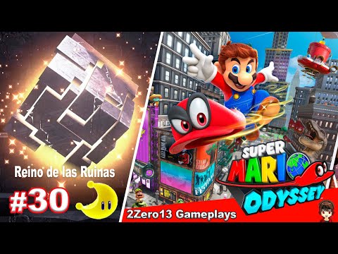 Rompo la Piedra Lunar del Reino de las Ruinas - Super Mario Odyssey - Parte 30 - 2Zero13