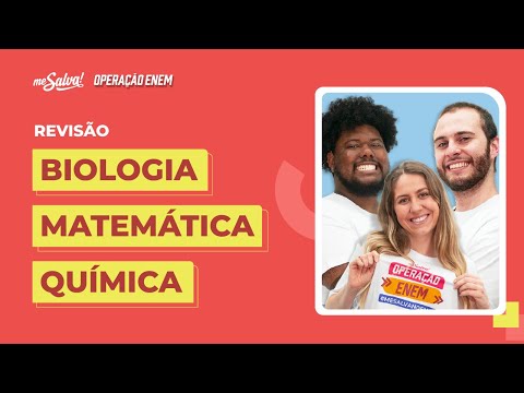 Revisão Biologia, Matemática e Química | Operação ENEM 2021 Me Salva! | #mesalvanoenem