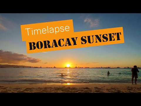 Boracay Sunset Timelapse - Amazing Sunset