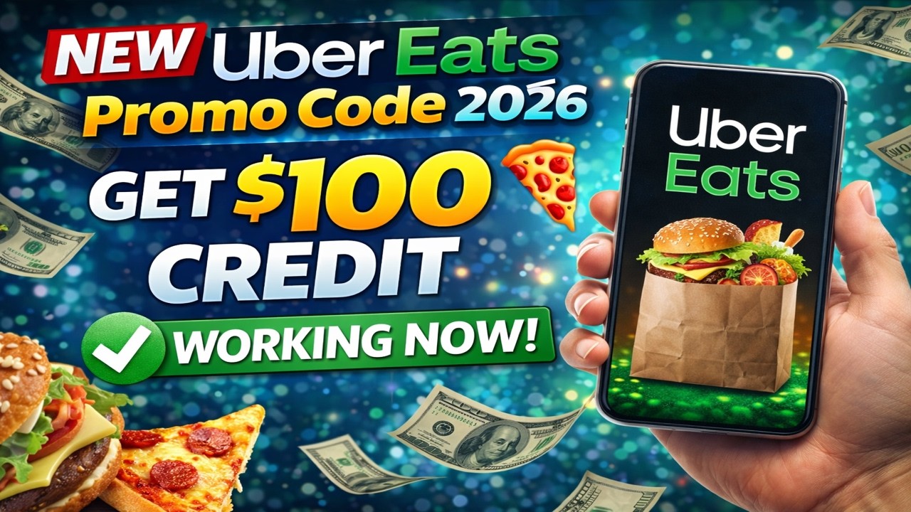 Uber Eats Promo Code 2026 🍕 Get $100 Credit (Working Now)