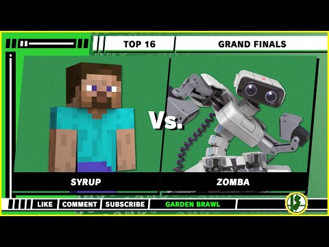 Garden Brawl - Grand Finals - Syrup (Steve) [ W ] VS Zomba (R.O.B) [ L ] - Ultimate Singles