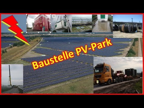Giga Projekt PV Plant-Exclusive insights into the XXL construction site of one of the largest system