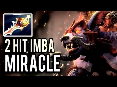 2 Hit Killer Imba Ursa with Divine Rapier & 25 Kills by Miracle- 9k MMR 7.04 Meta Dota 2