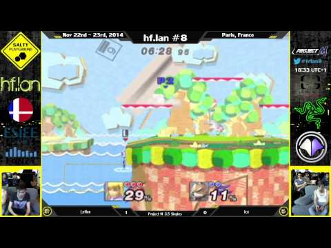 hf.lan 8 - Leffen (ZSS) Vs. Ice (Fox) - Project M Singles Winners Final
