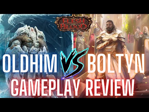 Oldhim VS Boltyn - Gameplay Review - Uprising - Classic Constructed - Flesh and Blood TCG
