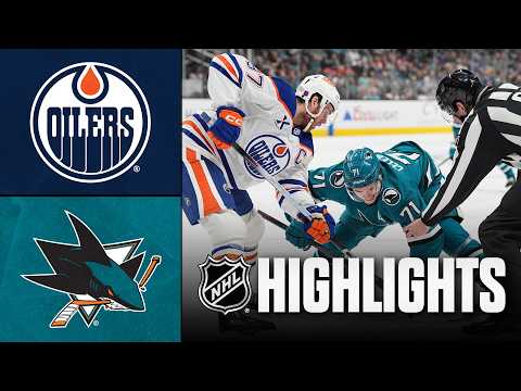 Oilers vs. Sharks | NHL Highlights | February 28, 2026
