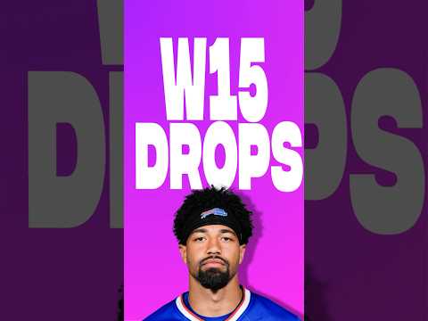 Thumbnail for 3 players you can drop in your fantasy football league before week 15.