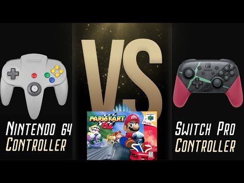 N64 vs Switch Pro - Mario Kart 64 - Which controller is best???