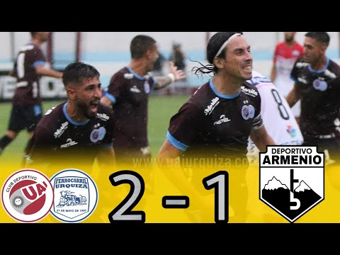Primera B : UAI URQUIZA 2 - 1 DEPORTIVO ARMENIO | (Los Goles)