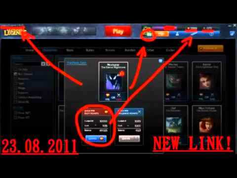 New RP hack league of legends 2012!