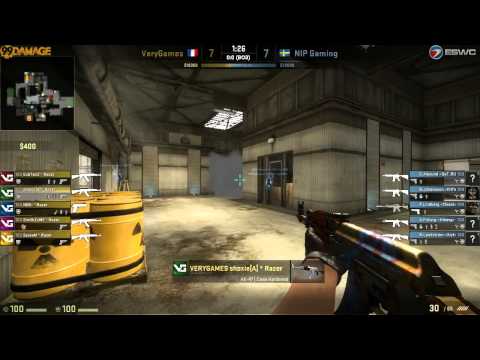 VeryGames vs Ninjas in Pyjamas | Halbfinale, ESWC Final 2013 | de_cache Map 1