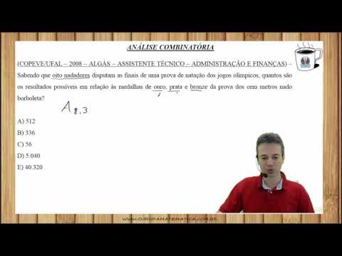 E0191 - COPEVE/UFAL - 2008 - ALGÁS - ANÁLISE COMBINATÓRIA (www.gurudamatematica.com.br)