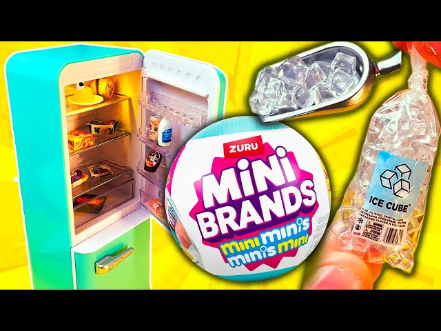 Vídeo relacionado con Cápsula Mini Brands Fill The Fridge Mini Minis Serie 1 de ZURU, Juguete Coleccionable en Miniatura, Paquete Oculto, Mini réplica, coleccionistas, Edades 8+ (2 cápsulas) (Paquete de 2)