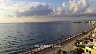Cámara en Vivo Cancún - Vista desde Hoteles Solaris (Live Cam 24/7) live webcam