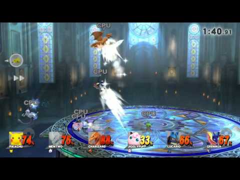 WiiU SSB4 Pokémon Battle 7