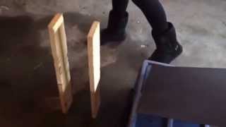 Rube Goldberg "Breaking Pangaea" : breaking an egg