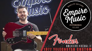 Video thumbnail for Fender American Vintage II 1977 Telecaster Custom - EMPIRE MUSIC by Empire Music