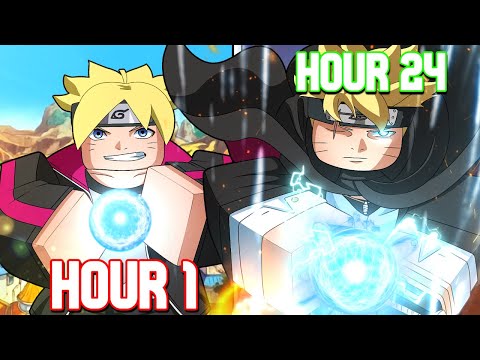 I Survived as TimeSkip BORUTO UZUMAKI in Shindo Life..- Roblox