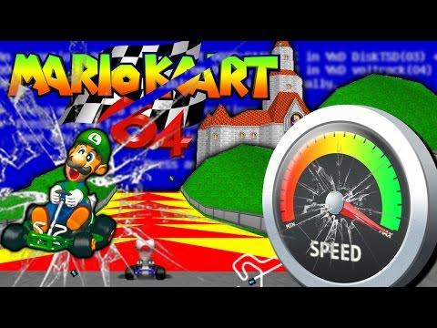 Messing Up Mario Kart 64 with Cheat Codes! Video