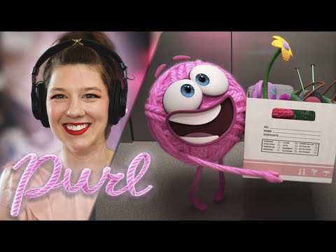 I watched *Purl* a Pixar Sparkshort for the first time