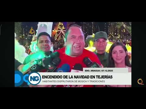 Aragua | Tradicional encendido de luces en el municipio Santos Michelena | Globovisión 2025