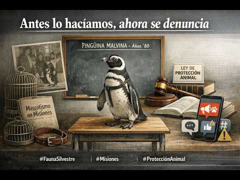 Un pingüino en Misiones - “Antes lo hacíamos, ahora se denuncia”