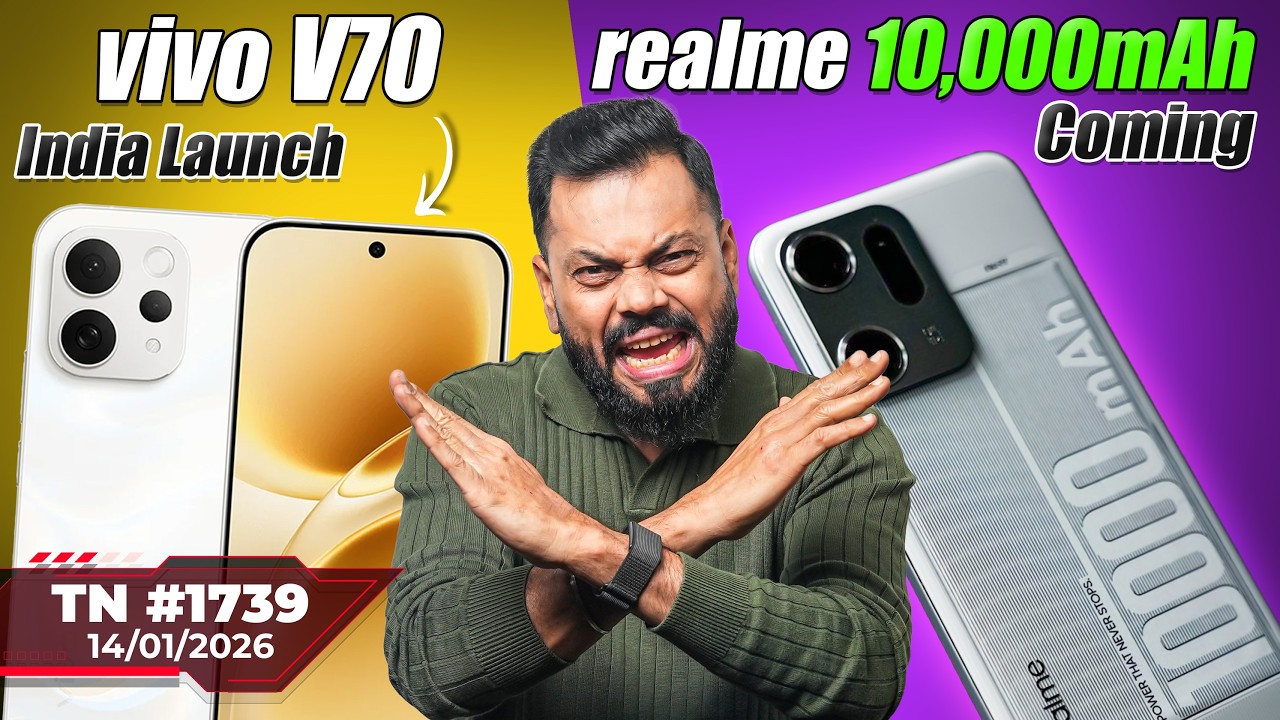 RIP 10 Min Delivery, vivo V70 Launch, realme P5 Pro x 10,000mAh, Google x Siri, vivo X200T-#TTN1739
