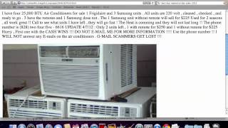 Craigslist Used Appliances for Sale By Owner - Setting Prices Under $250