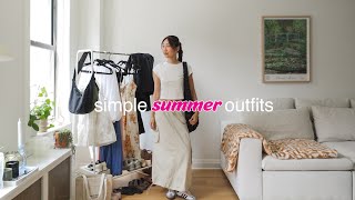 easy summer outfit ideas | casual and effortless outfits