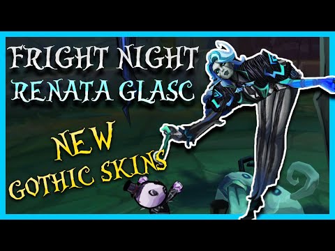 🕸️ FRIGHT NIGHT RENATA GLASC IS STRAIGHT OUT OF A TIM BURTON MOVIE | Erick Dota PBE Skin Showcase