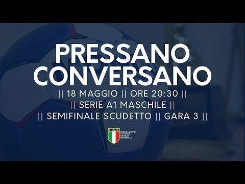 Serie A1M [Semifinale G3]: Pressano - Conversano 24-21