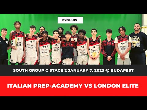 London Elite vs Italian Prep Academy | EYBL U15 South Group C Stage 2 | Budapest