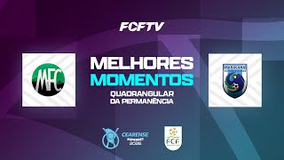 MELHORES MOMENTOS | CEARENSE SUPERBET 2026 | QUADRANGULAR DA PERMANÊNCIA | MARANGUAPE 1x1 MARACANÃ