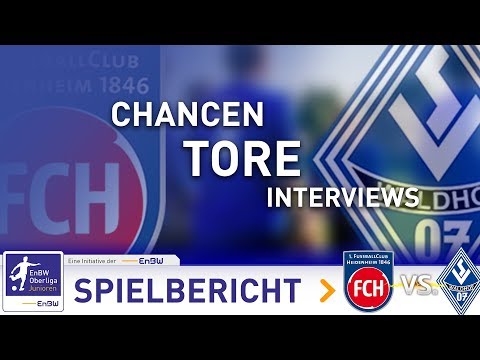 C-Junioren Spielbericht: 1 FC Heidenheim 1846 vs.  SV Waldhof Mannheim 19/20